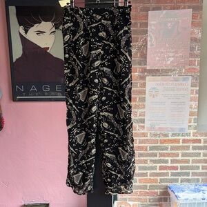 Vintage Donna Capozzi Music Note Print Pants